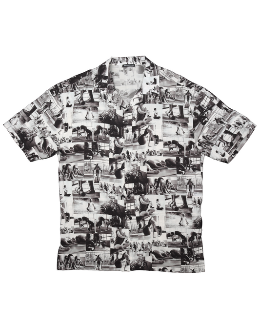 Yoga Print Vacation Shirt