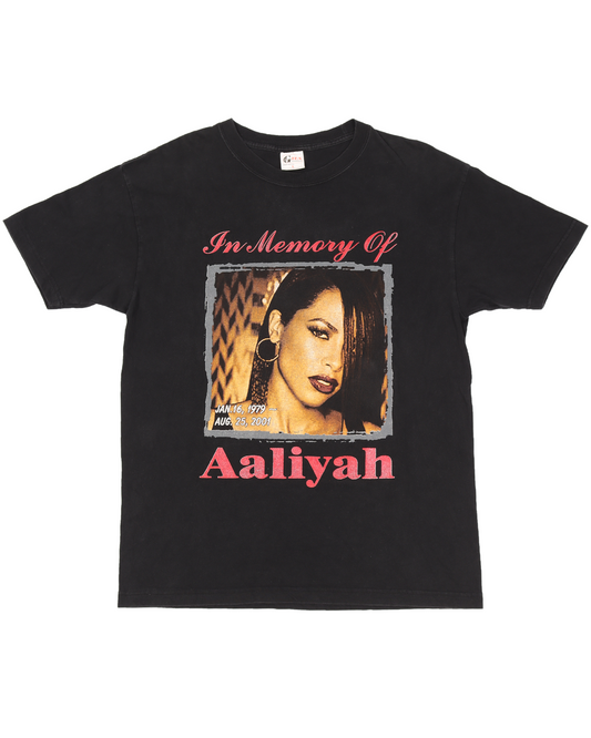 Aaliyah 'Try Again' Tribute Graphic Print T-Shirt
