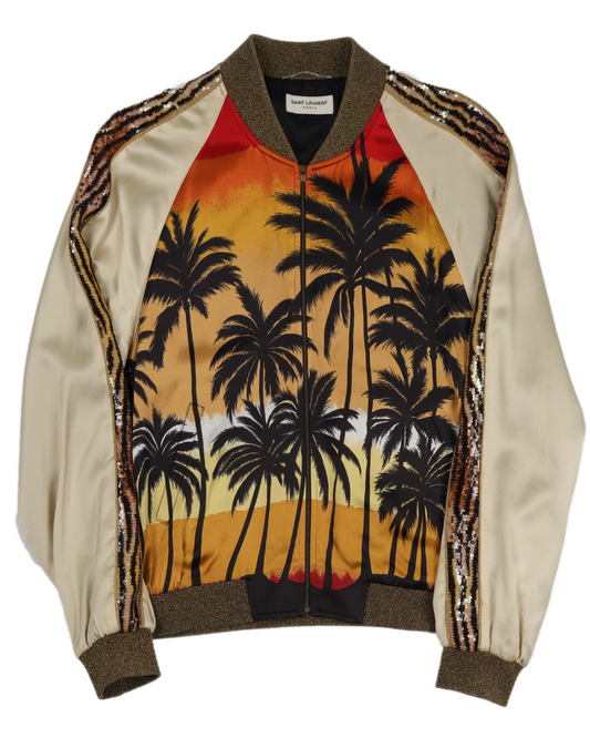 SS16 Runway Sequin Palm Tree Jacket