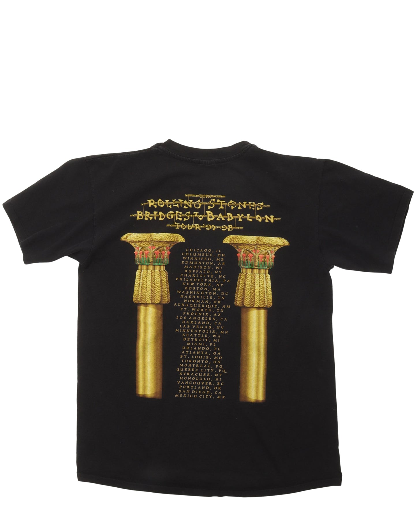 Rolling Stones Bridges To Babylon Tour T-Shirt