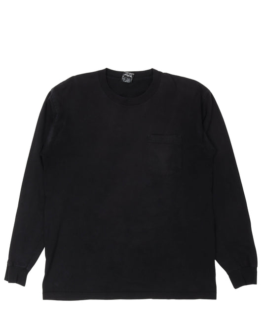 Vintage Blank Long Sleeve Pocket T-Shirt