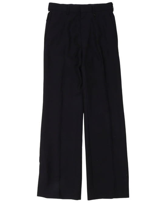 Pleated Flared Dress Pants