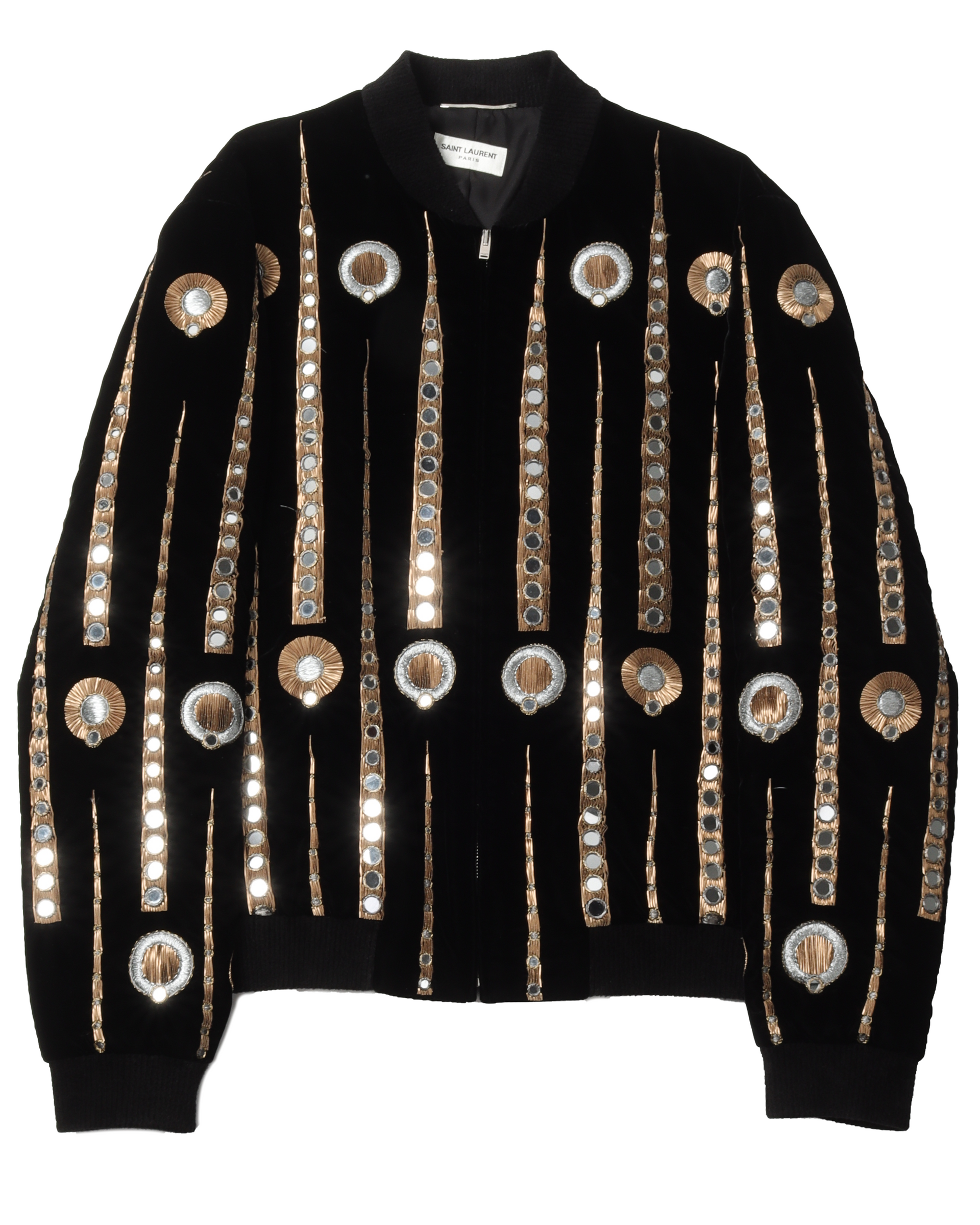 SAINT LAURENTネックスター柄スタジャン 1_bb36e5c8-183d-4cb4-8d80-