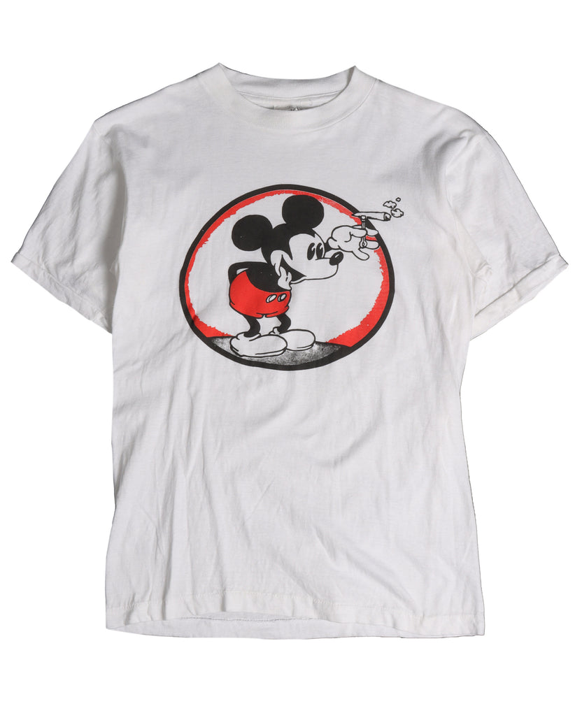 Smoking Mickey Mouse T-Shirt