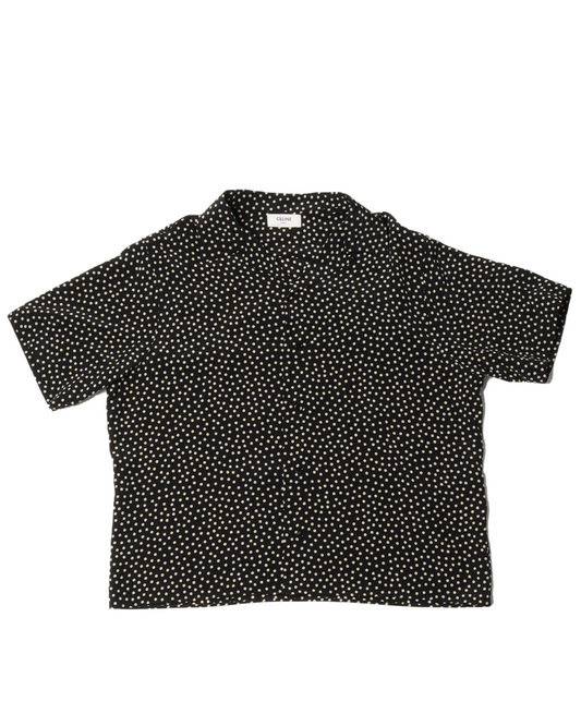 Silk Polka-Dot Shirt