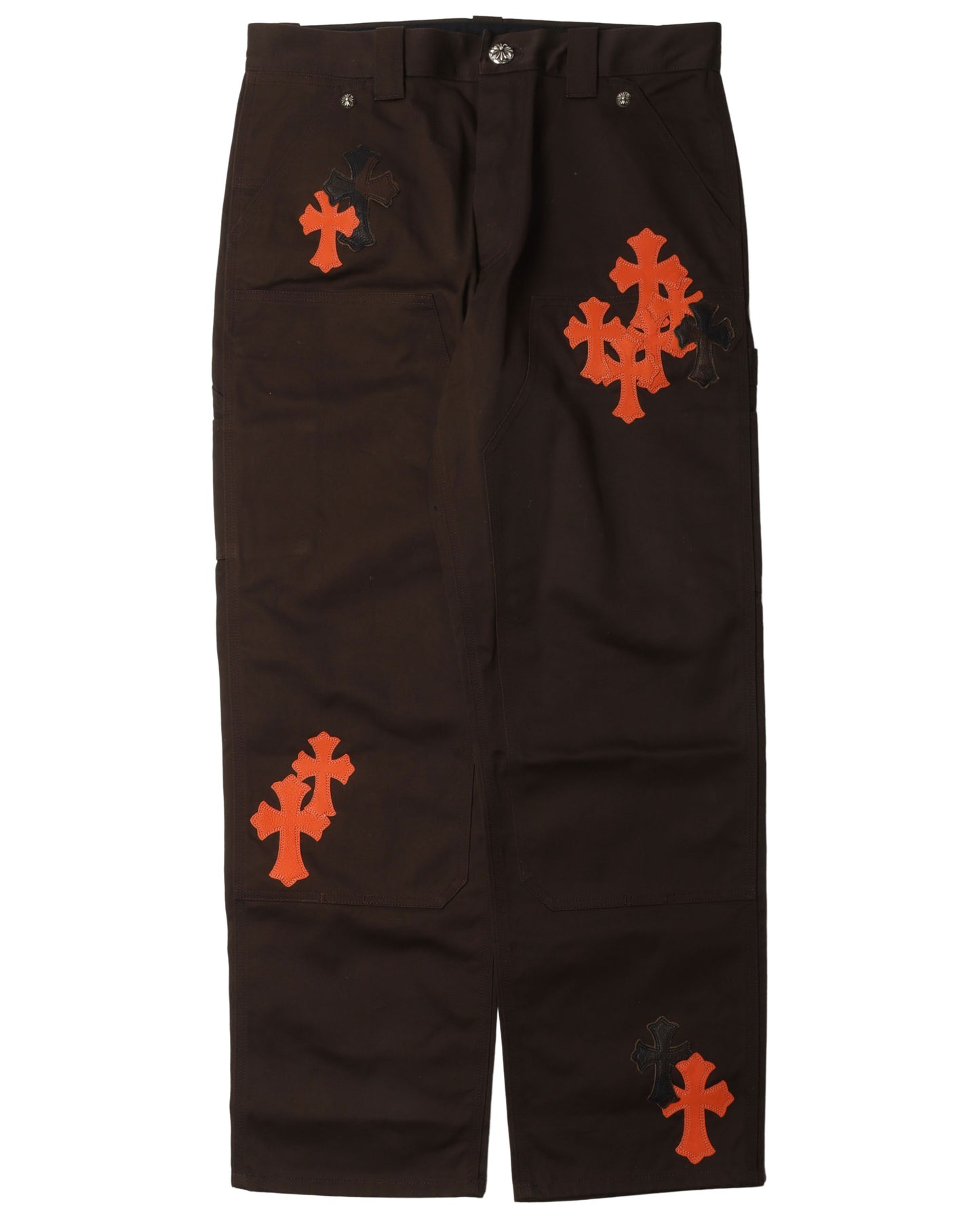 Double Knee Cross Patch Pants