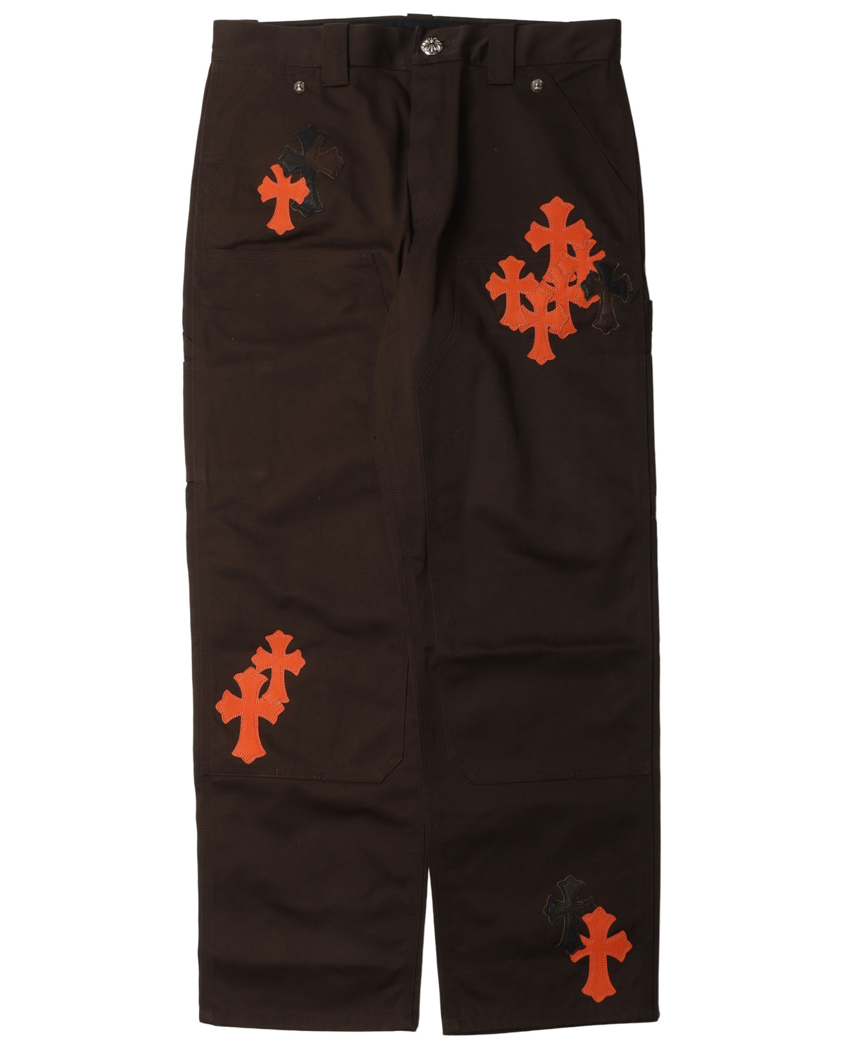 Double Knee Cross Patch Pants