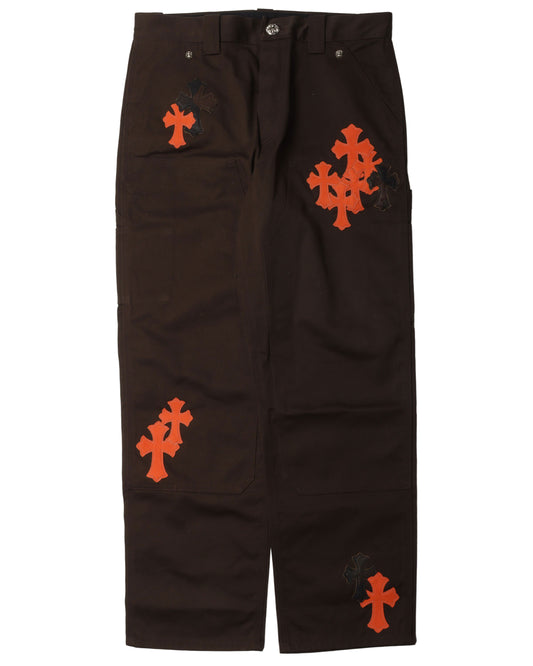Double Knee Cross Patch Pants