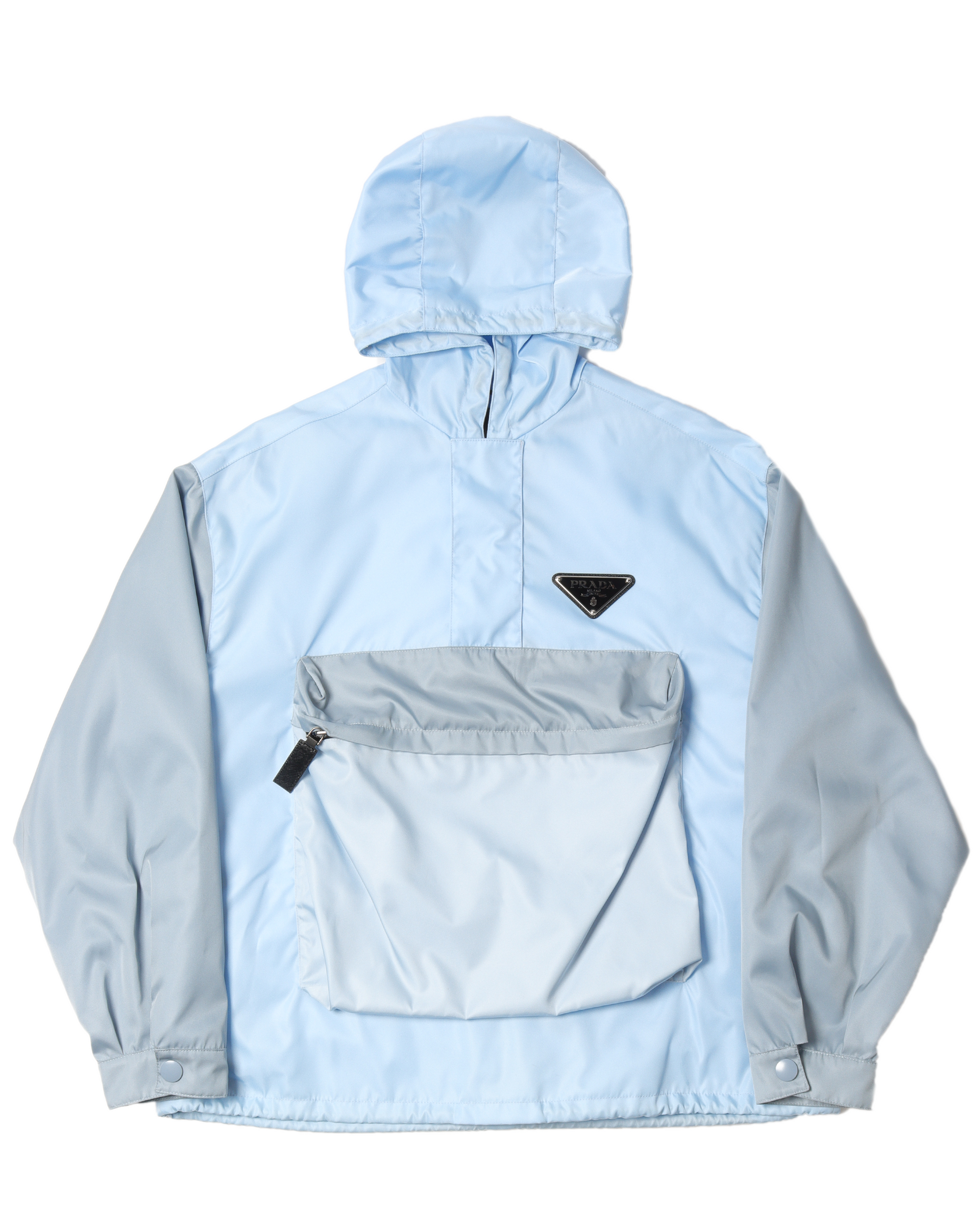 PRADA 水色 ジャンパー　シルクナイロン 1_bc93c3df-e28f-4050-ab0f-