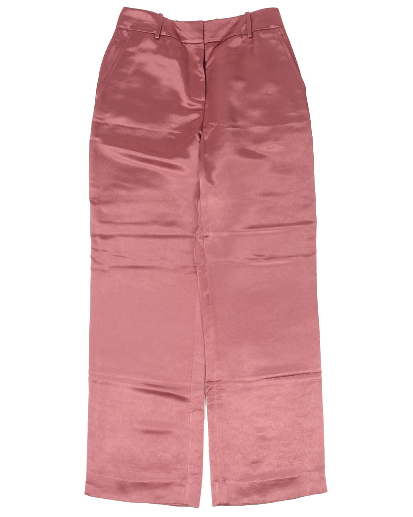 Satin Pink Pants