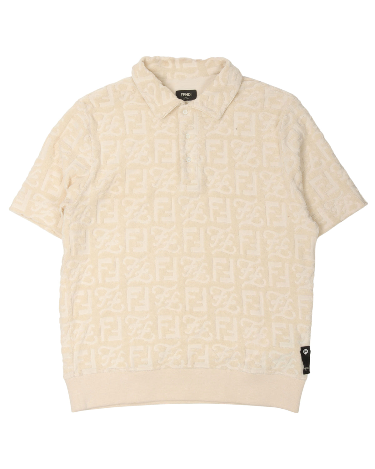 Terry Cloth Polo Shirt