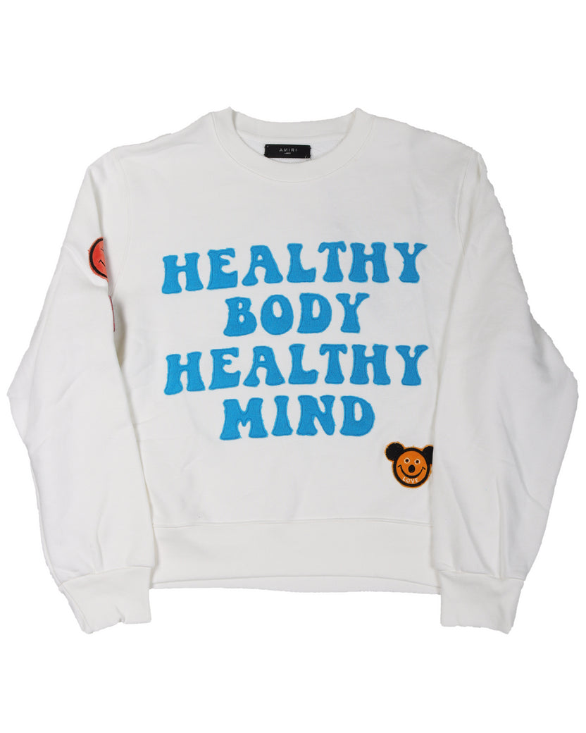 A Love Movement Healthy Body Cotton Sweatshirt