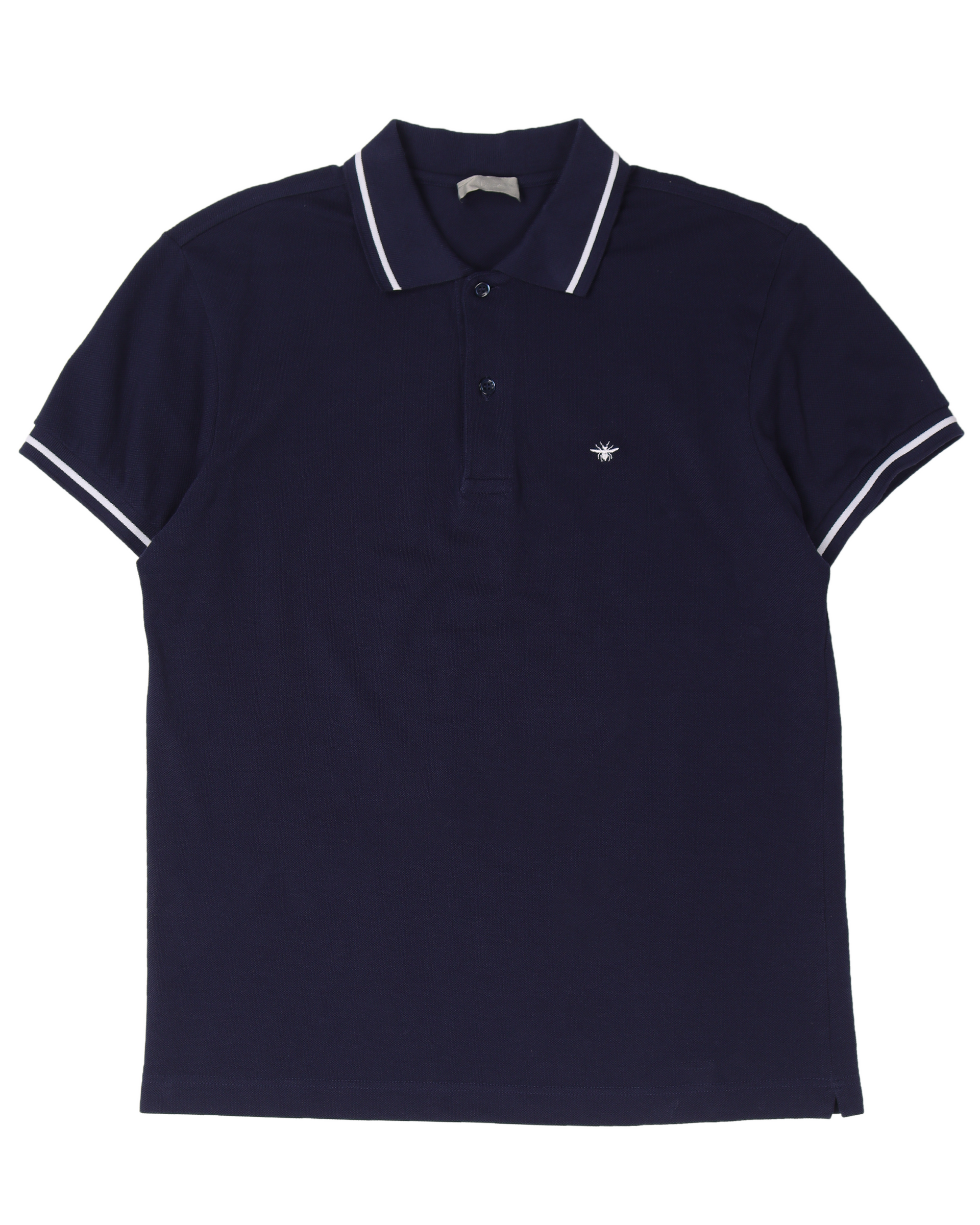 現行 ディオール BEE刺繍 ポロシャツ M ネイビー 733J805B0373 Dior Bee Embroidery Polo Shirt – Justin Reed