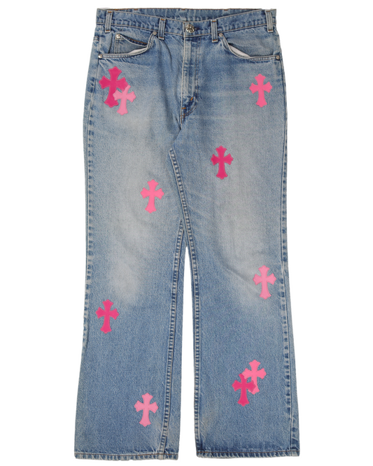 Flared Levi's Cross Patch Denim