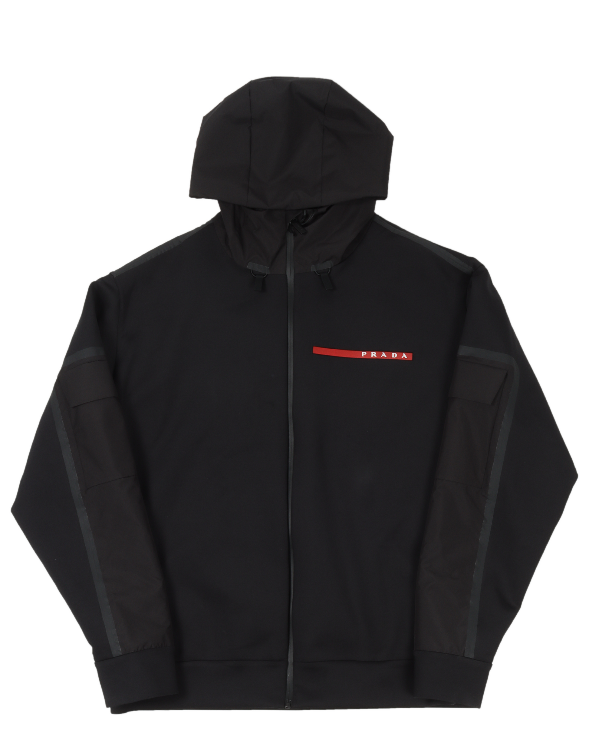 Prada Recycled Technical Jersey Hoodie – Justin Reed Prada Recycled Technical Jersey Hoodie – Justin Reed