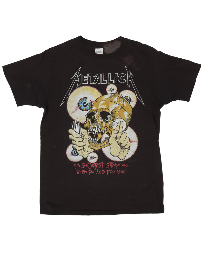 Metallica 1988 Pushead 'The Shortest Straw' T-Shirt