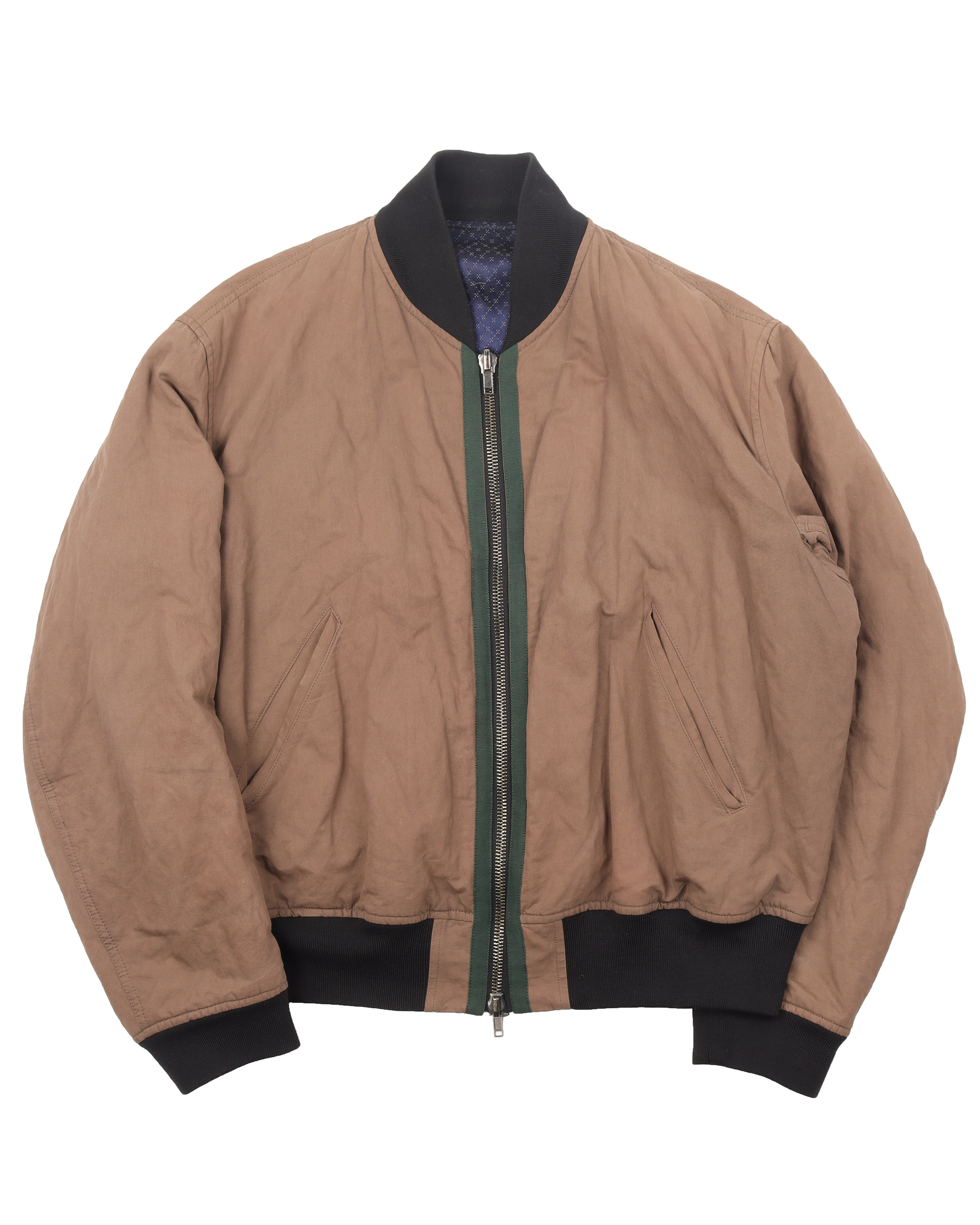 FW14 Reversible Brown Bomber Jacket – Justin Reed