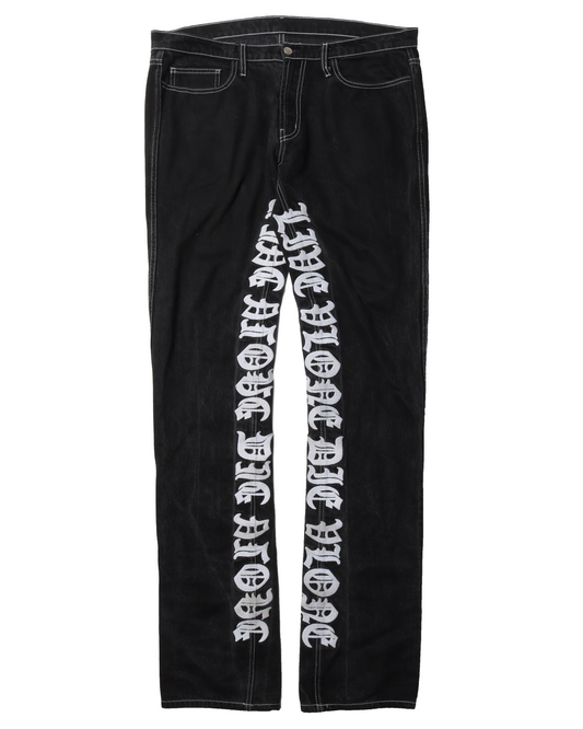 Embroidered Denim