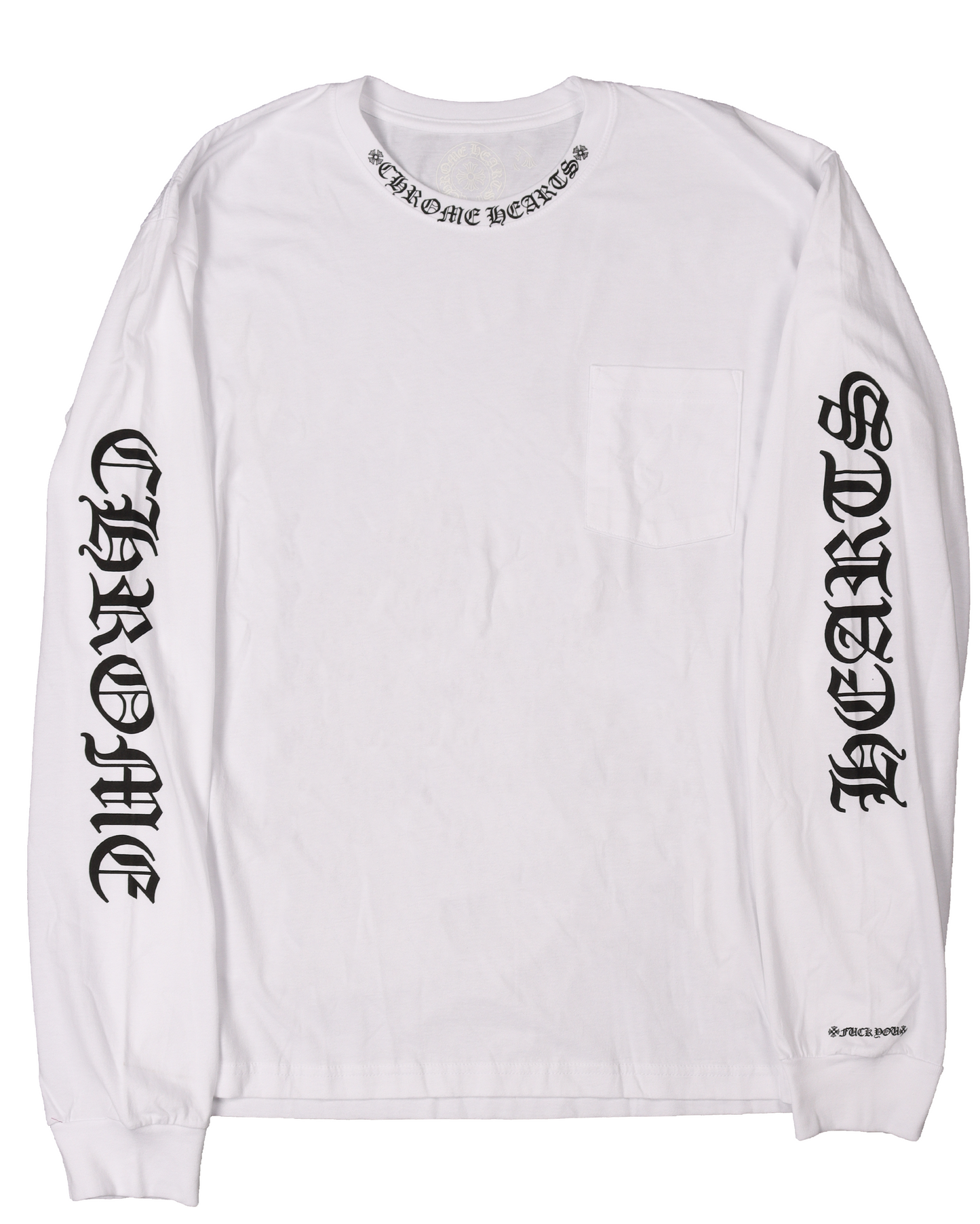 【日本製】 Chrome Reed Justin – T-Shirt L/S Logo Neck Hearts トップス