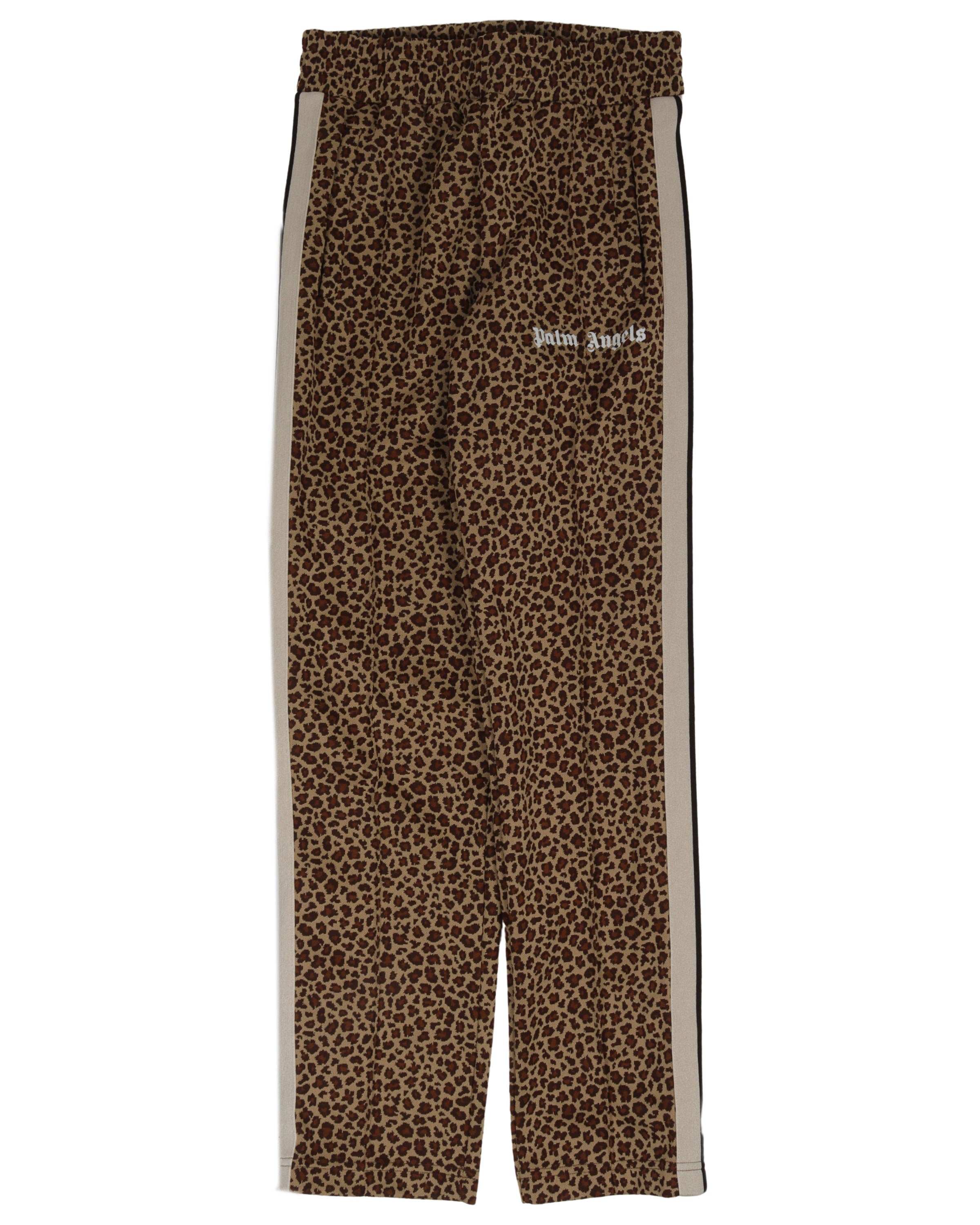 Leopard Print Track Pants