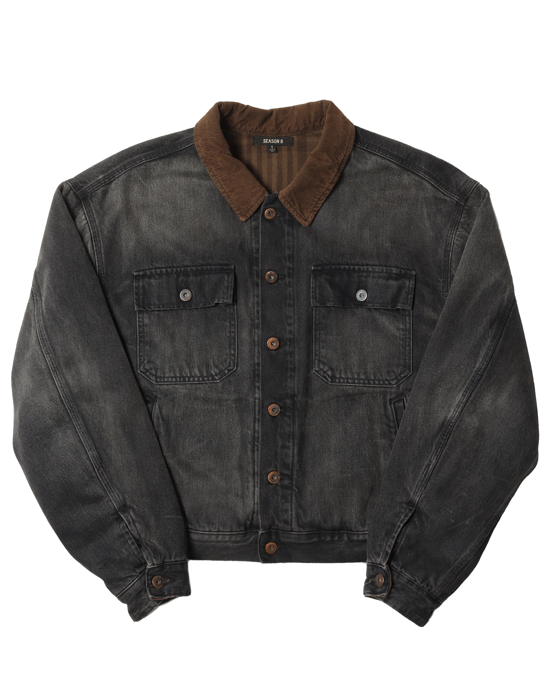 Yeezy Season 6 Black Denim Jacket – Justin Reed Yeezy Season 6 Black Denim Jacket – Justin Reed