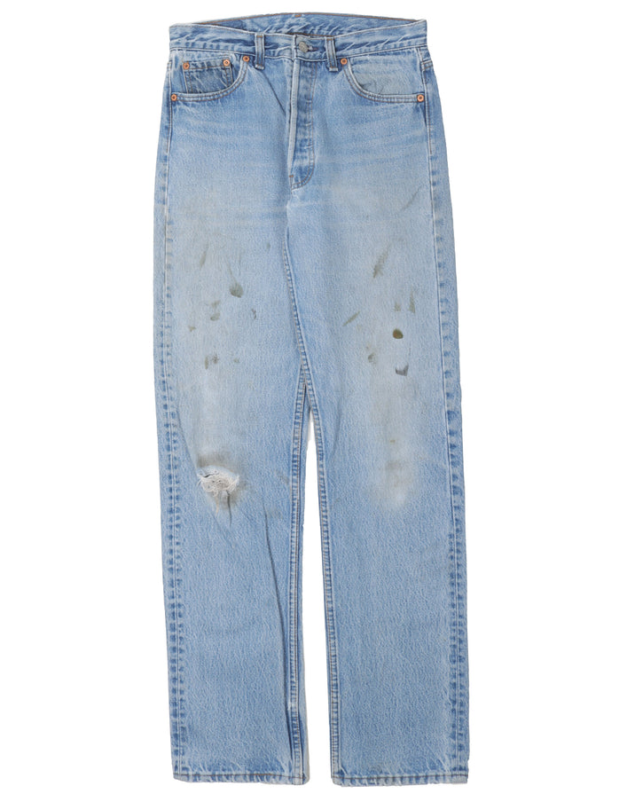 Distressed Levi's 501 Jeans