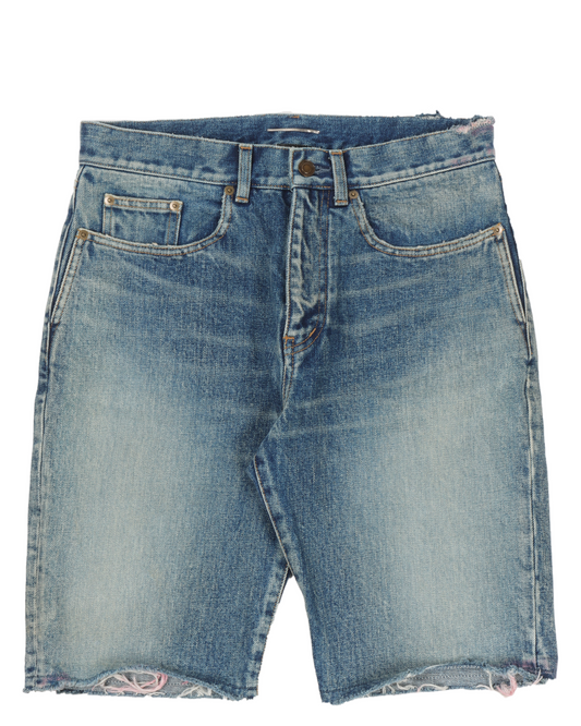Cut-Off Denim Shorts