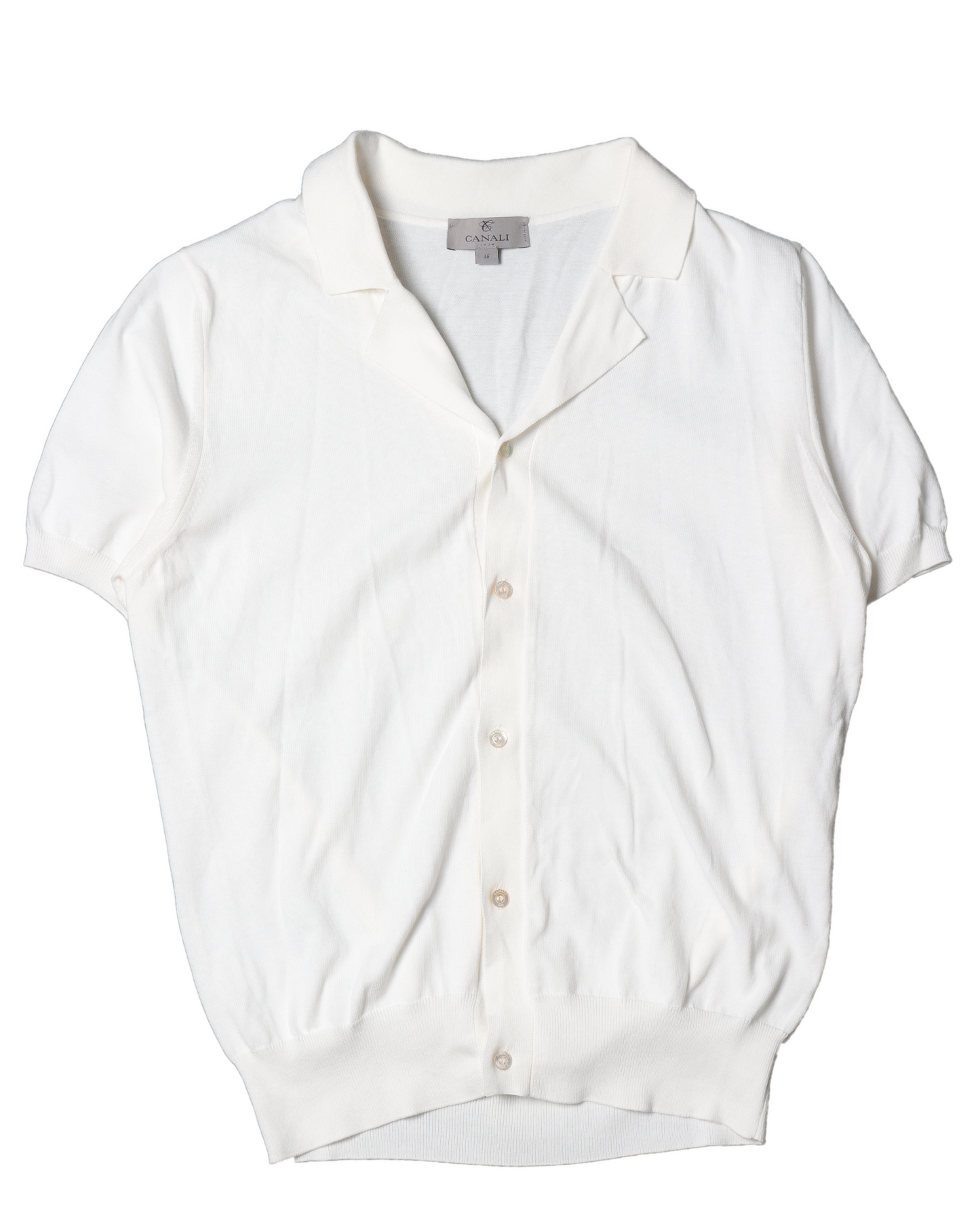 Knitted Cotton Polo Shirt