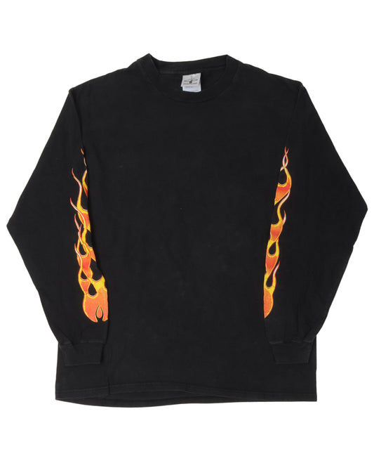 Flames Long Sleeve T-Shirt