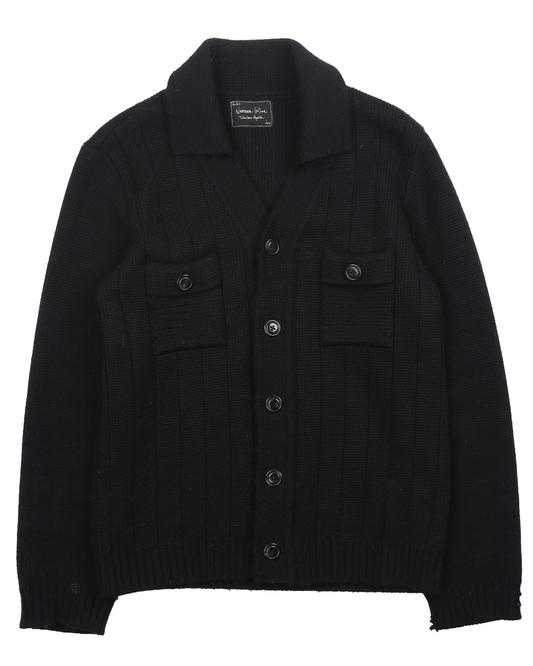 Black Wool Cardigan (2004) "Noir"