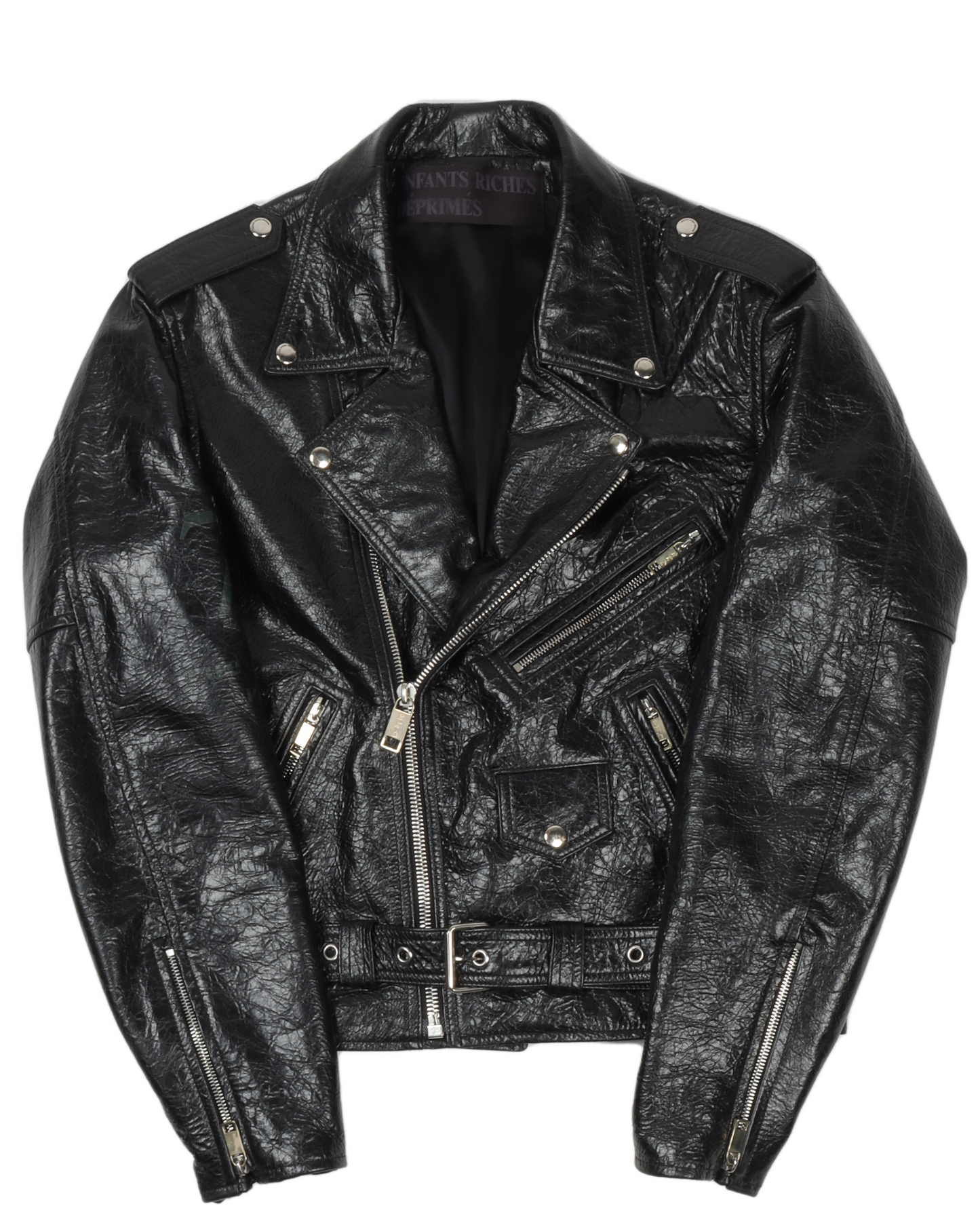 Chess Board Leather Jacket