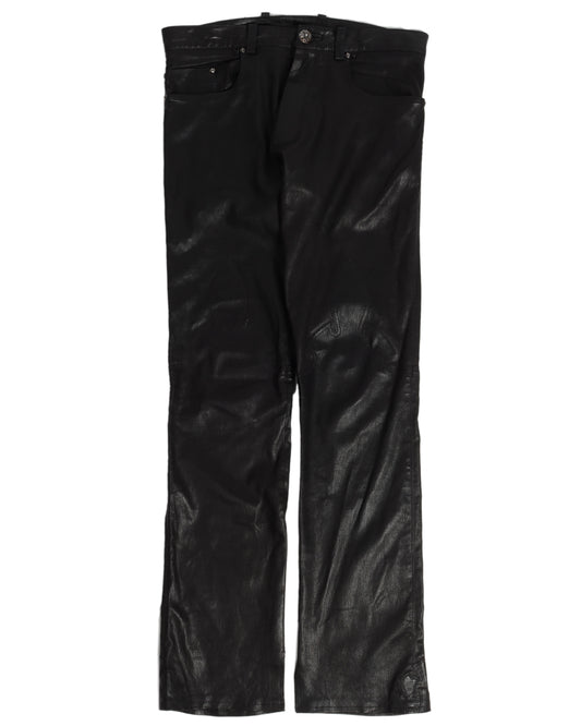 Fleur Lamb Leather Pants