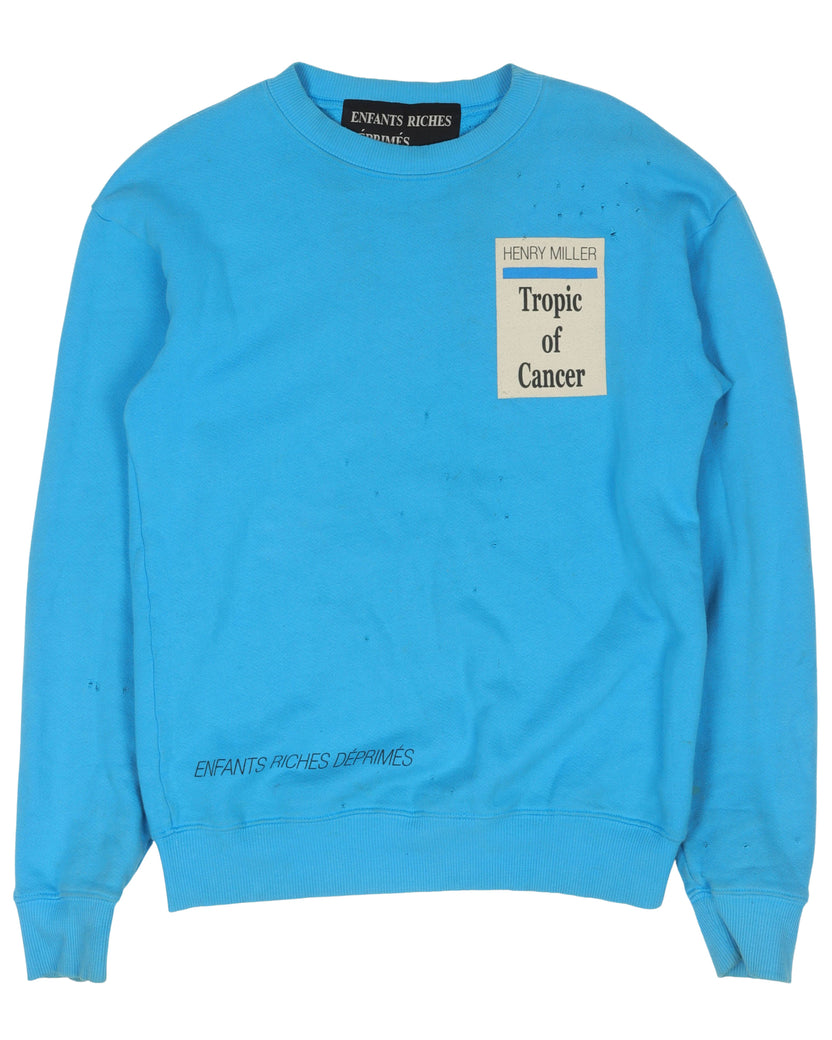SS17 Henry Miller Tropic of Cancer Sweatshirt