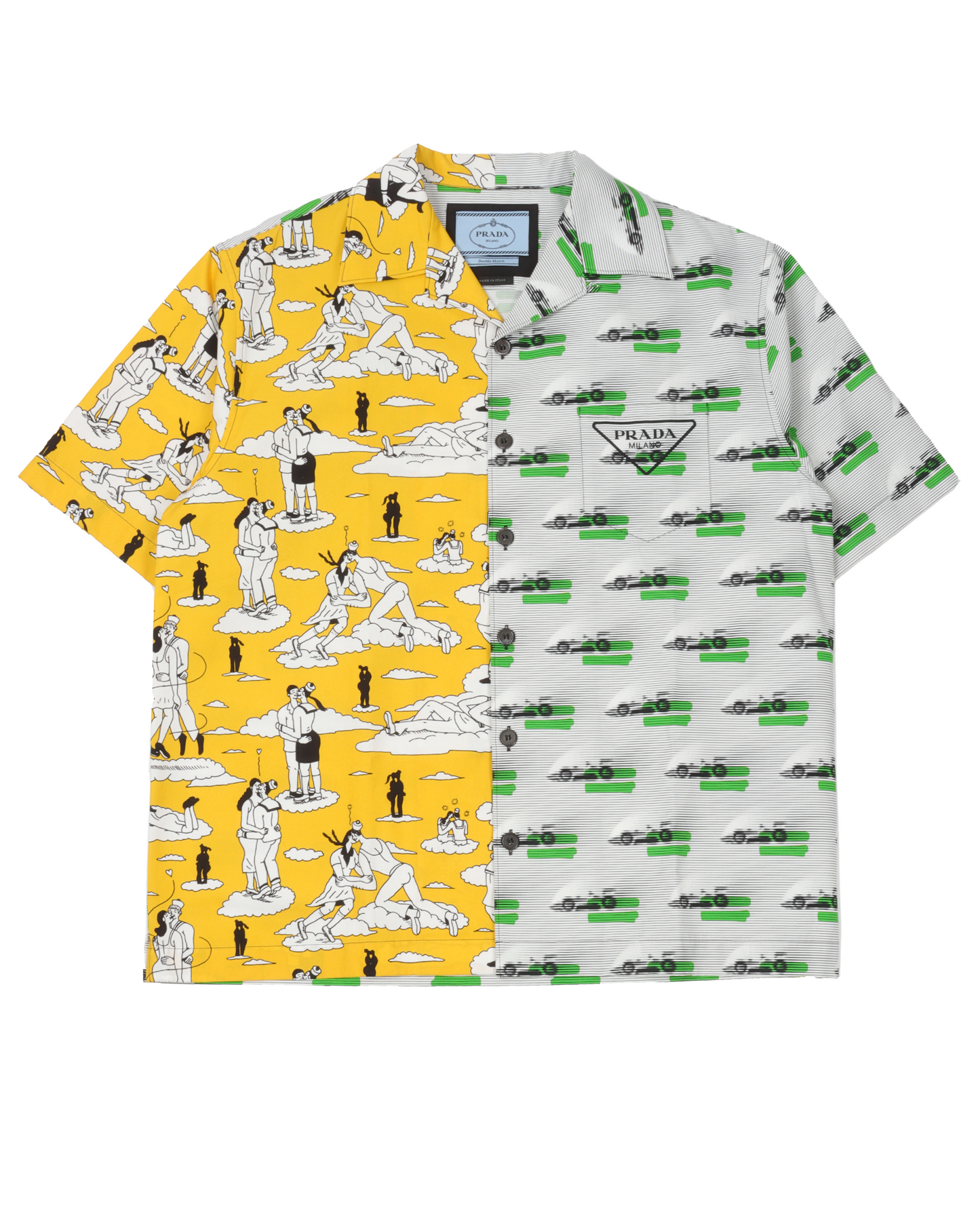 Split Graphic Shirt