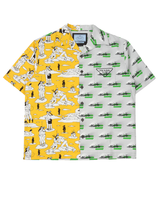 Split Graphic Shirt
