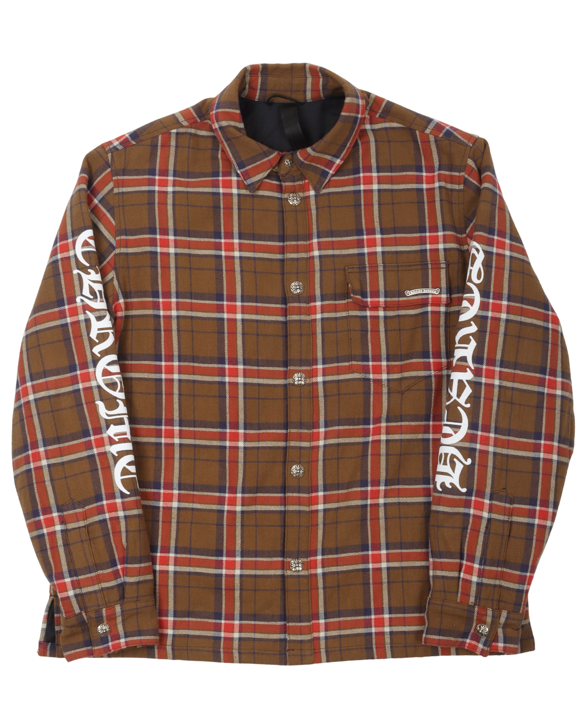 Chrome Hearts Padded Flannel Shirt