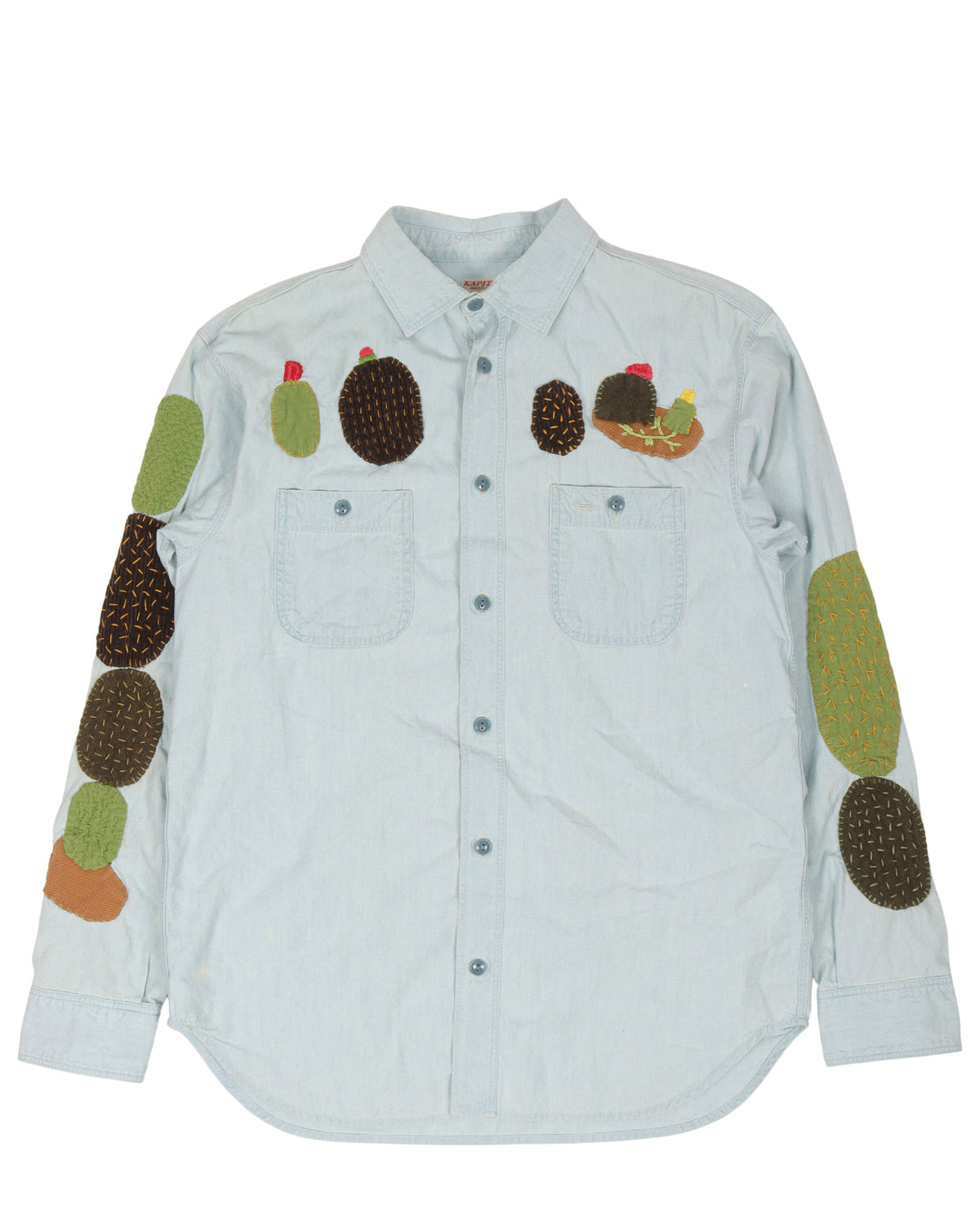 Patchwork Denim Shirt