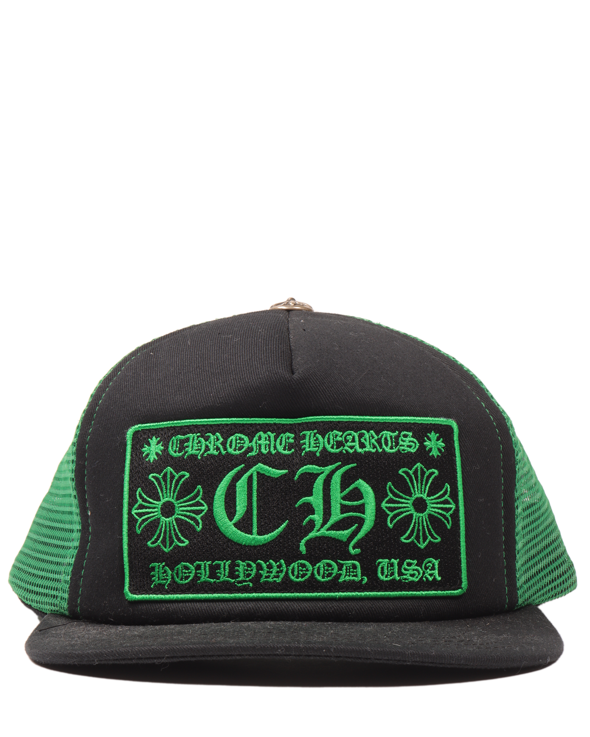 Chrome Hearts Green Trucker Hat – Justin Reed