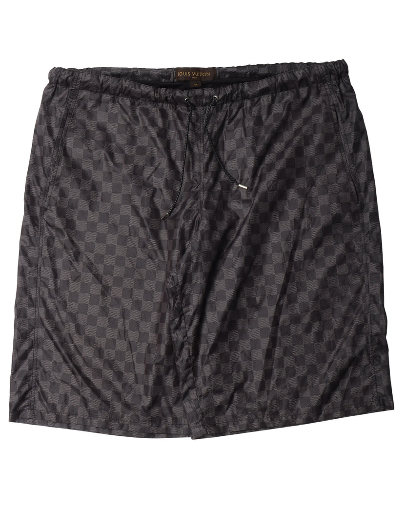 Louis Vuitton Checkered Damier Swim Shorts