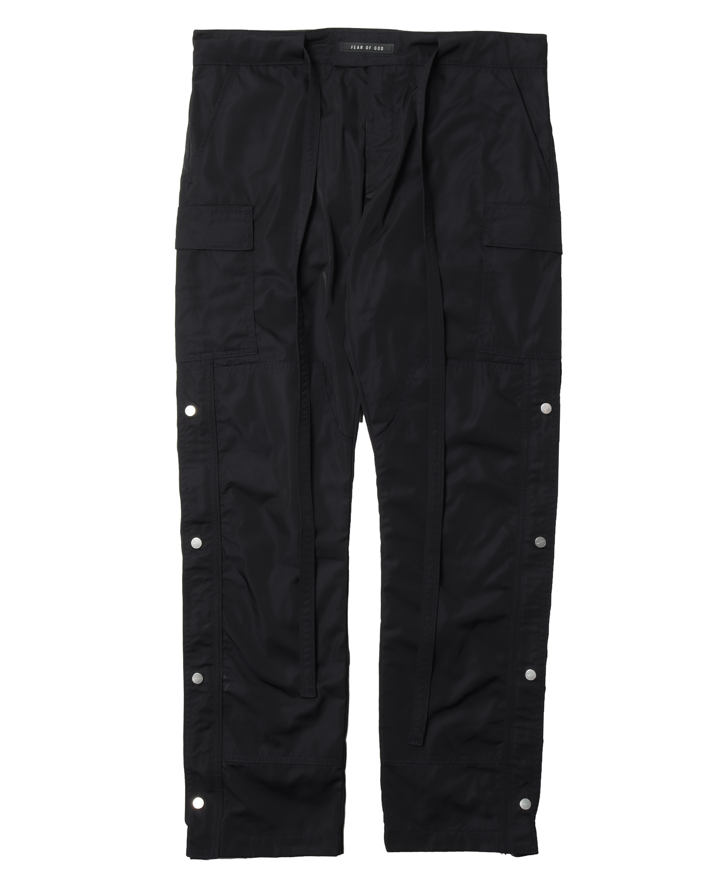6th Collection Black Nylon Pants