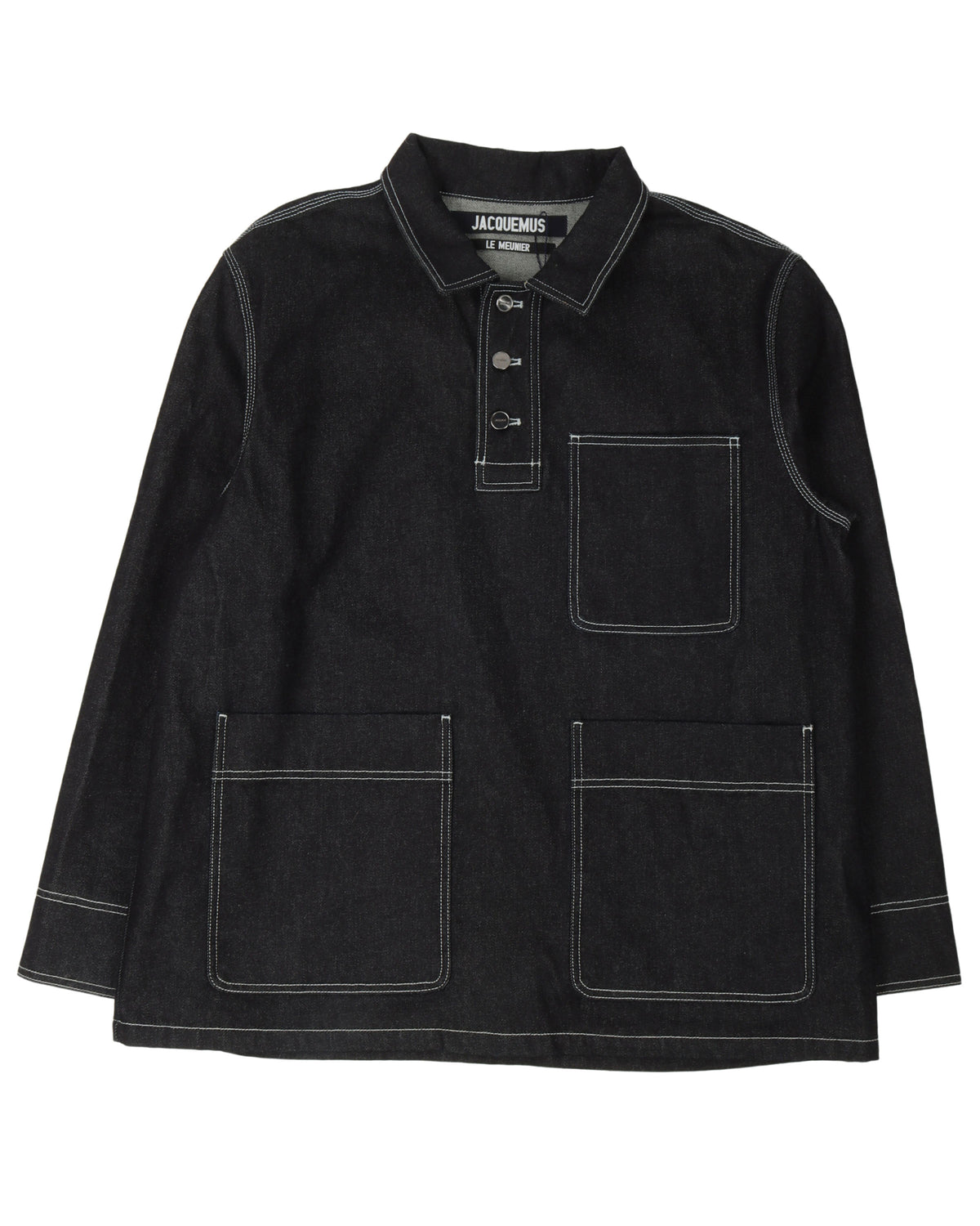 Denim Pullover Shirt