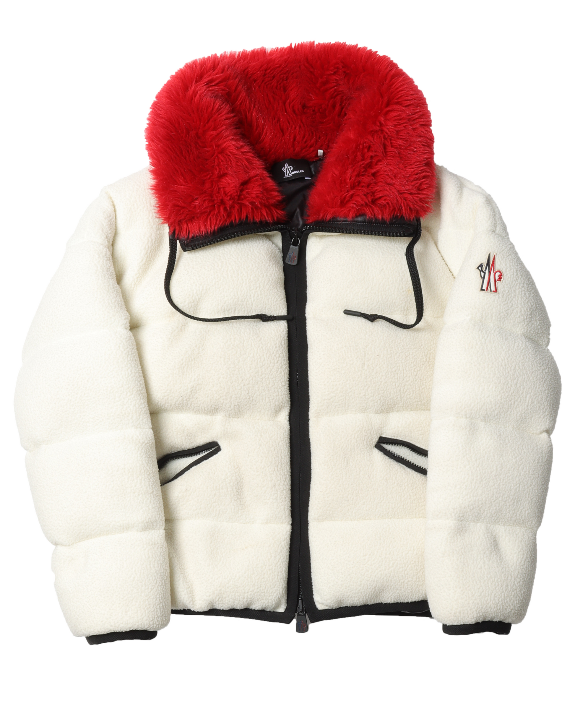 Moncler Grenoble Oversized Faux Fur-Trimmed Fleece Down Ski Jacket