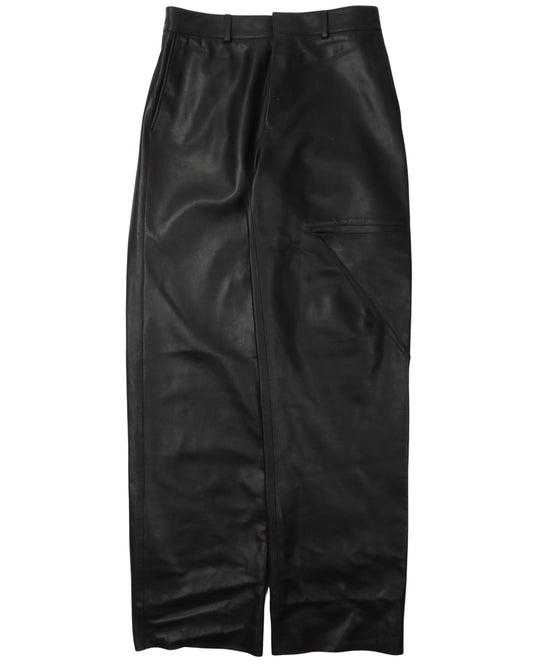 Loose Leather Pants
