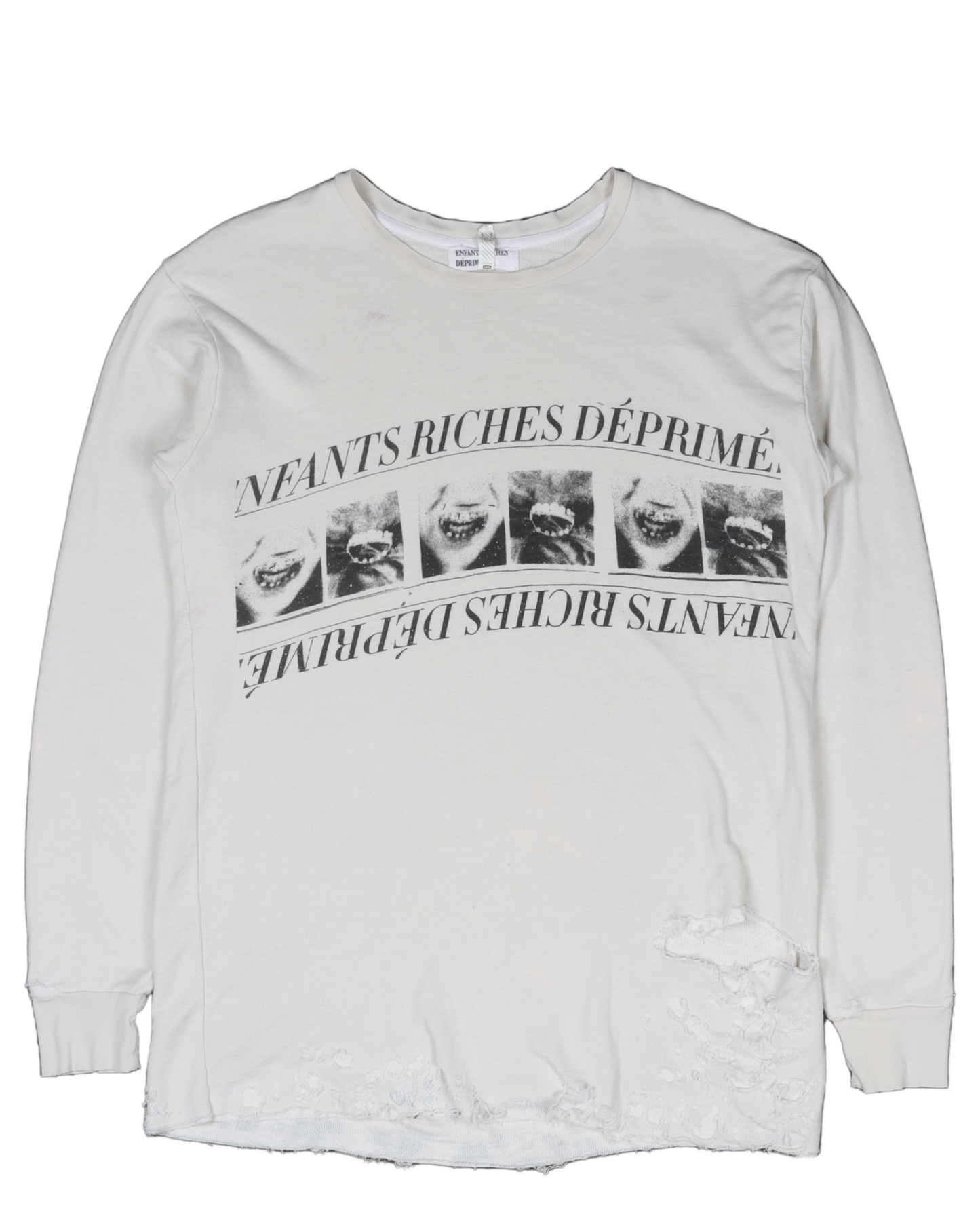 SS19 Distressed Braces X-Ray L/S T-Shirt
