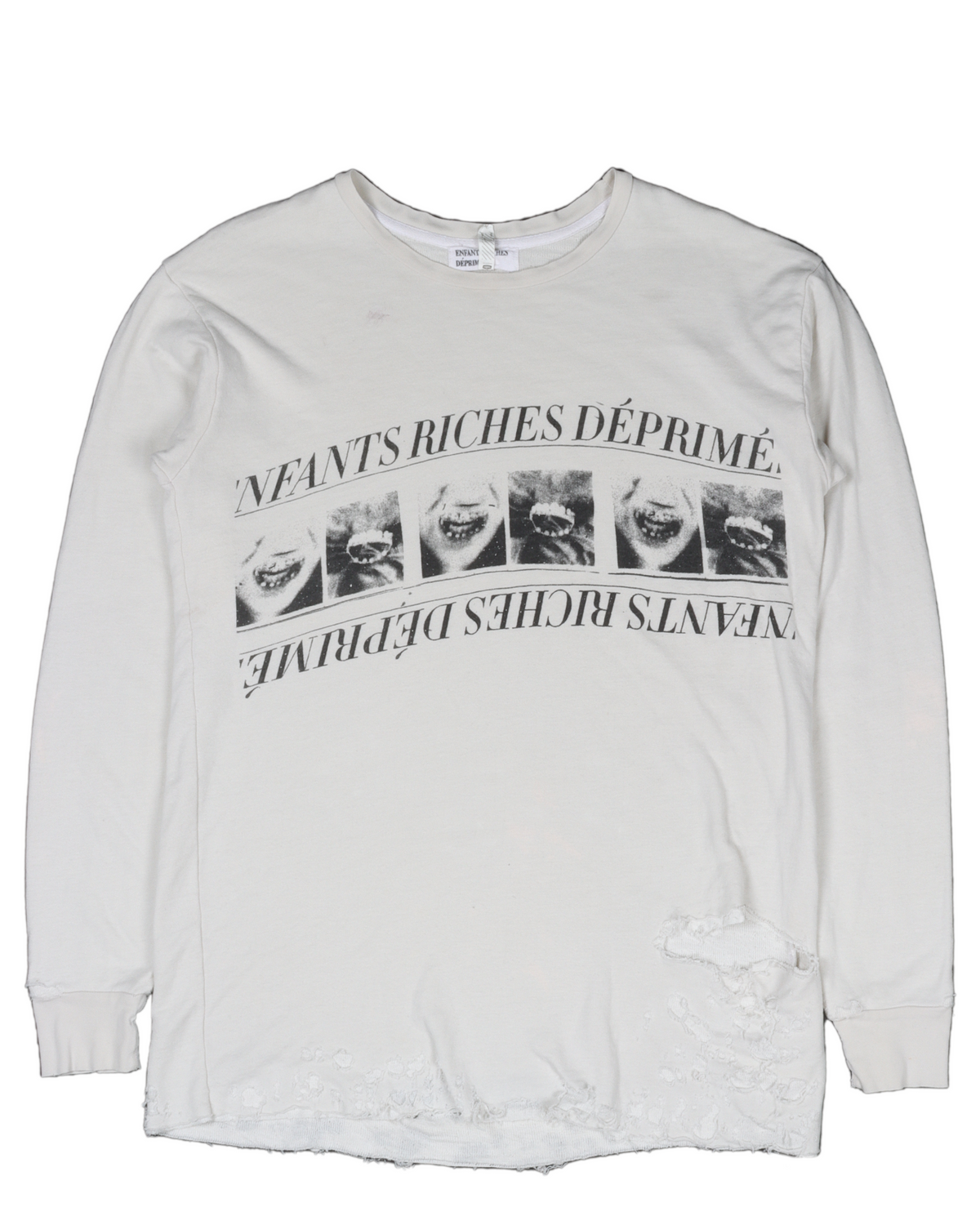SS19 Distressed Braces X-Ray L/S T-Shirt
