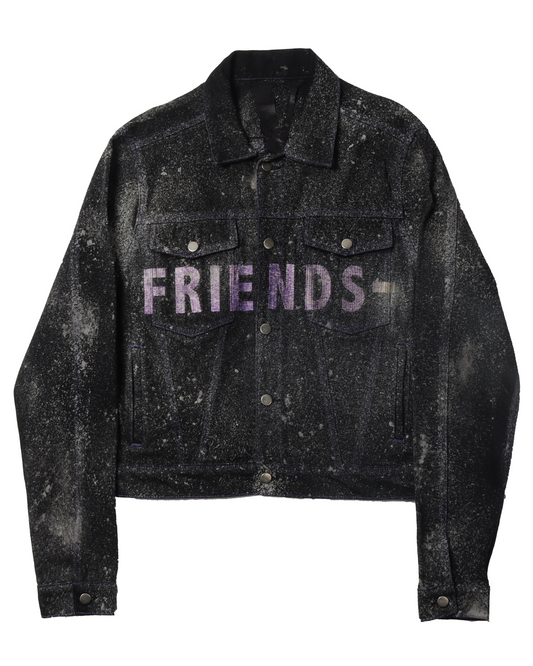 Splatter Paint Denim Jacket
