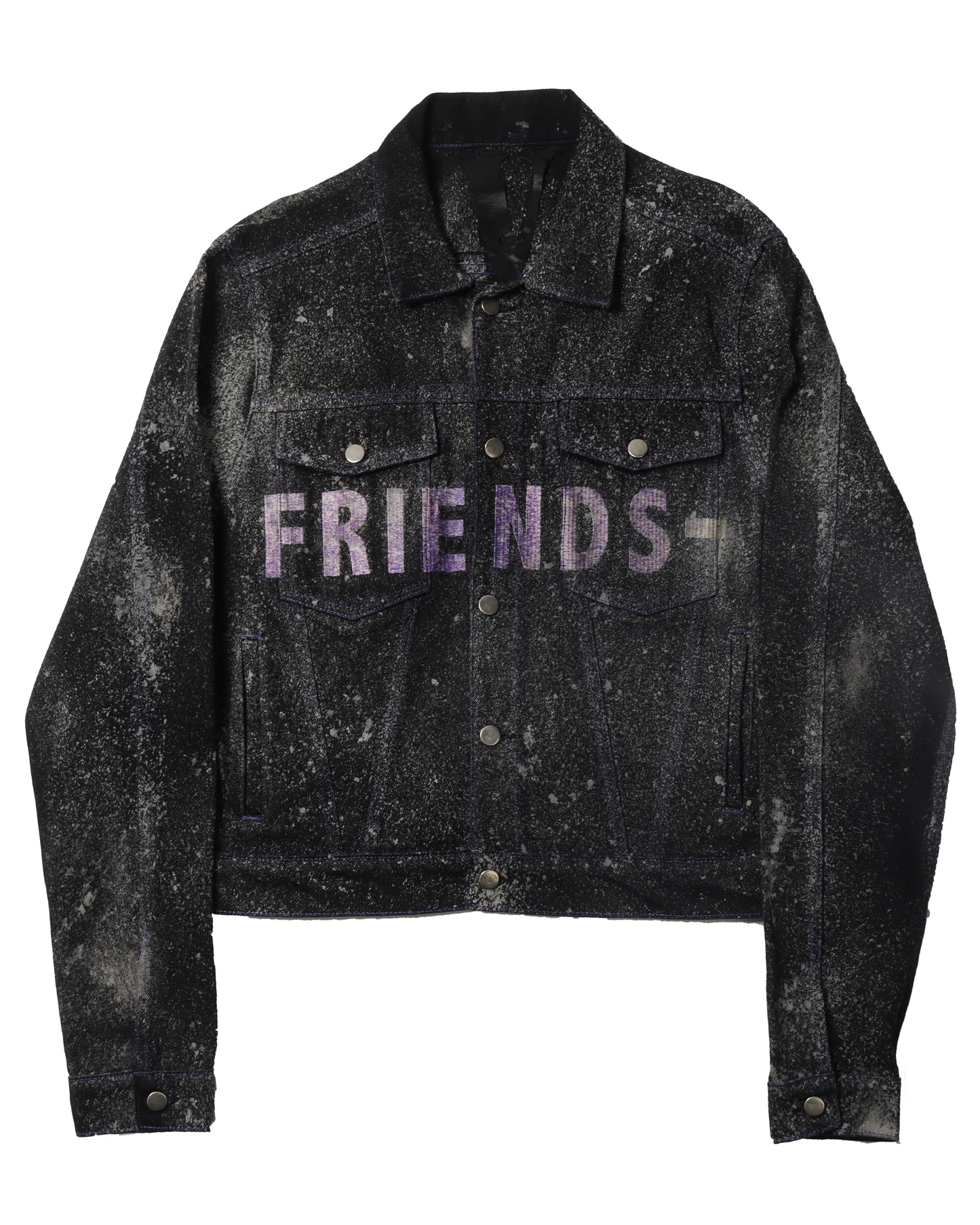 Splatter Paint Denim Jacket