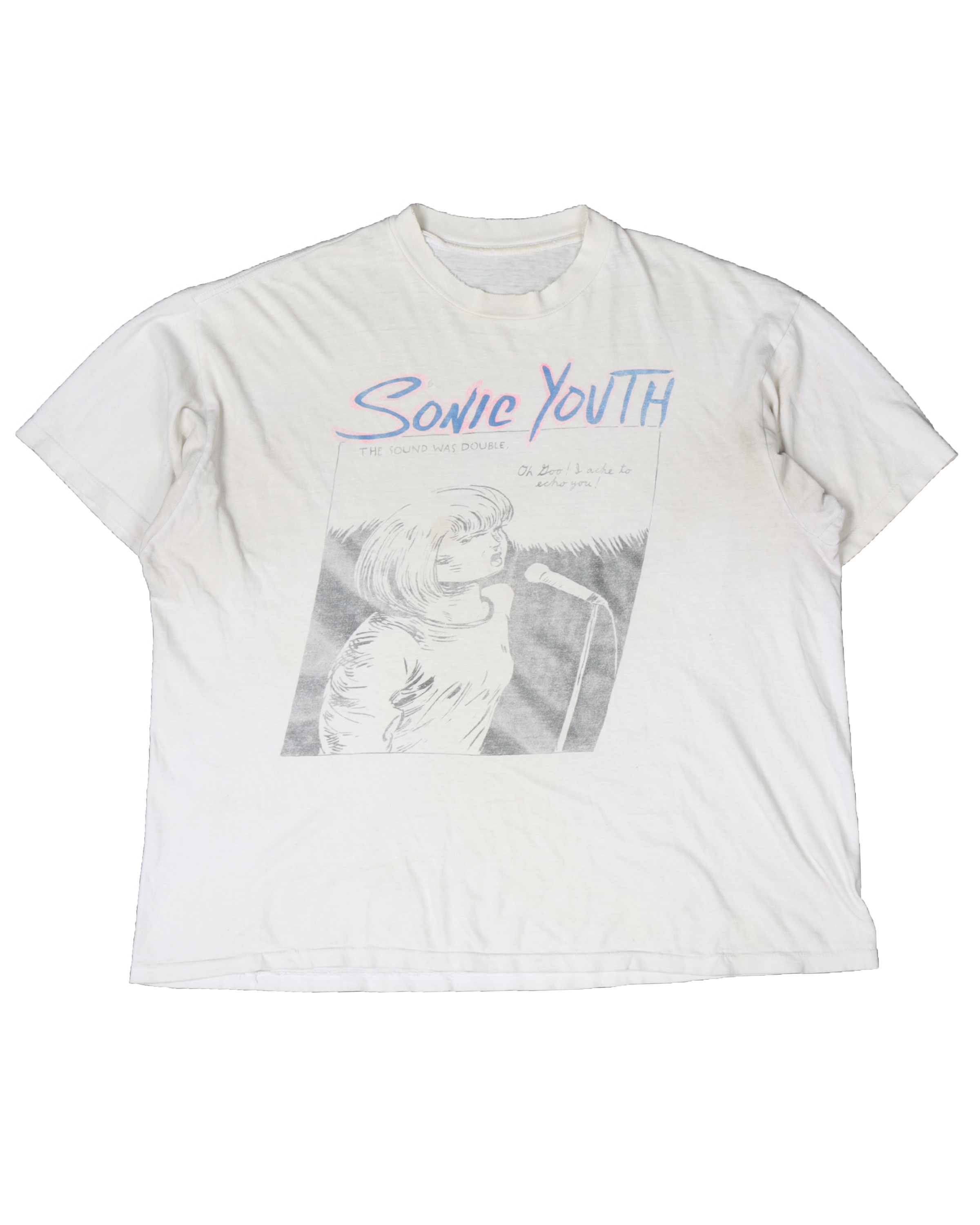 Sonic Youth 1991 "In GOO" T-Shirt by Raymond Pettibon (Euro Verison)