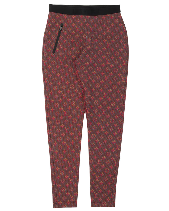 Louis Vuitton 2018 Patchwork Monogram Leggings - Neutrals, 9.5 Rise Pants,  Clothing - LOU241502