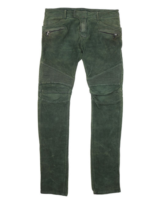 Lambskin Leather Moto Pant